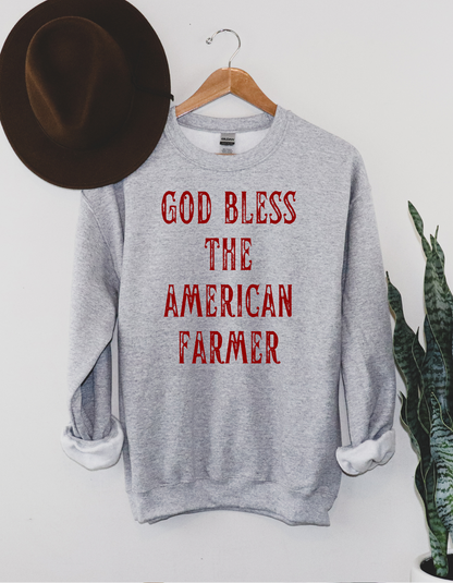 God Bless the American Farmer Crewneck