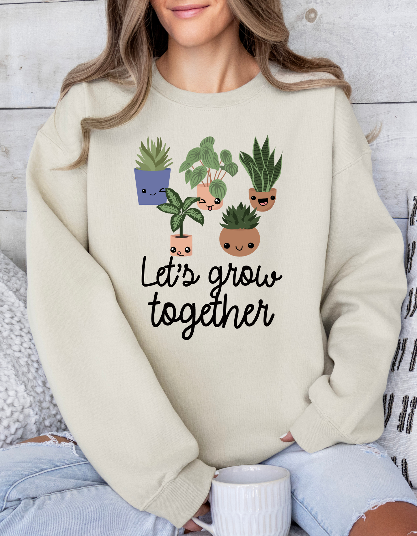 Let's Grow Together Crewneck
