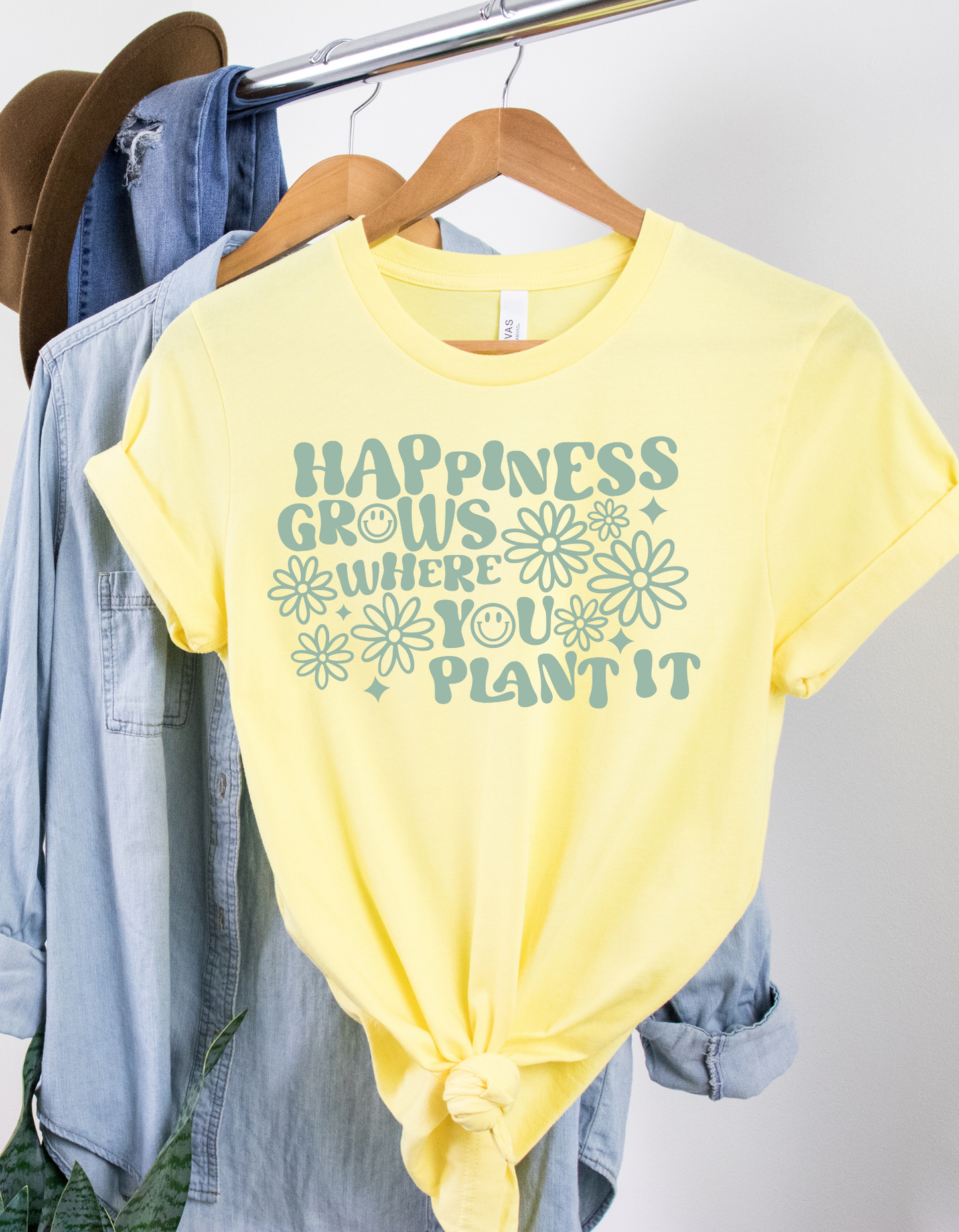 Happiness Grows Where You Plant It Tee