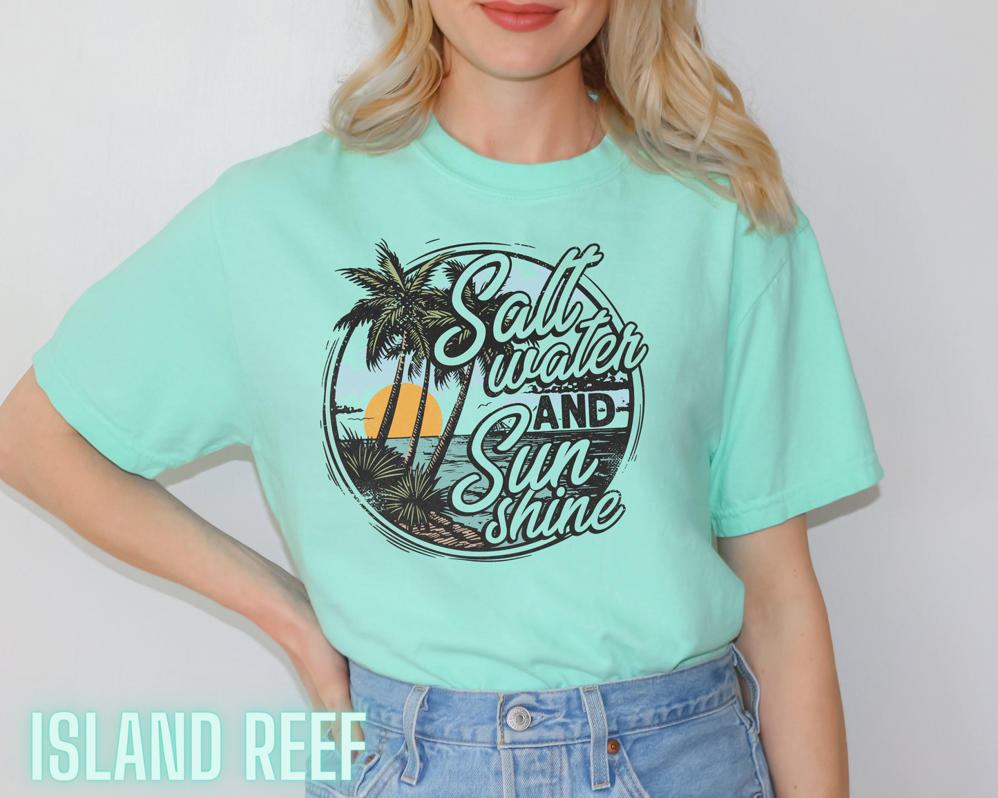 Salt Water and Sunshine Comfort Colors Tee