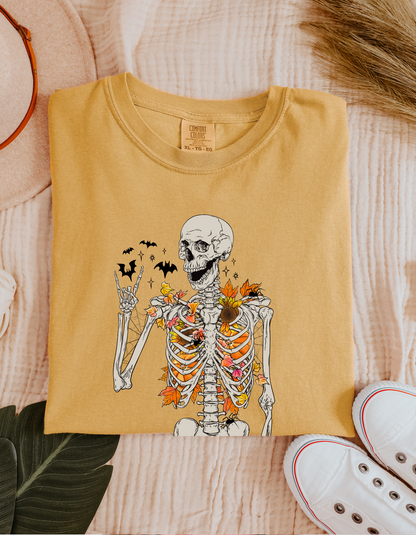 Fall Skelly Short Sleeve and Long Sleeve Tees