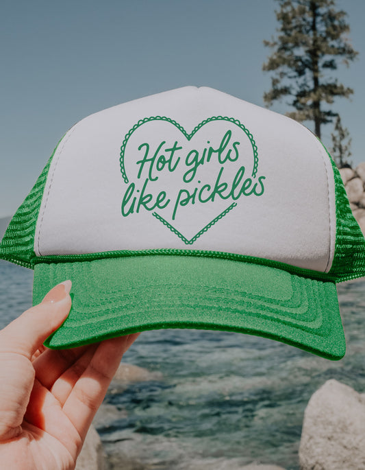 Hot Girls Like Pickles Trucker Hat