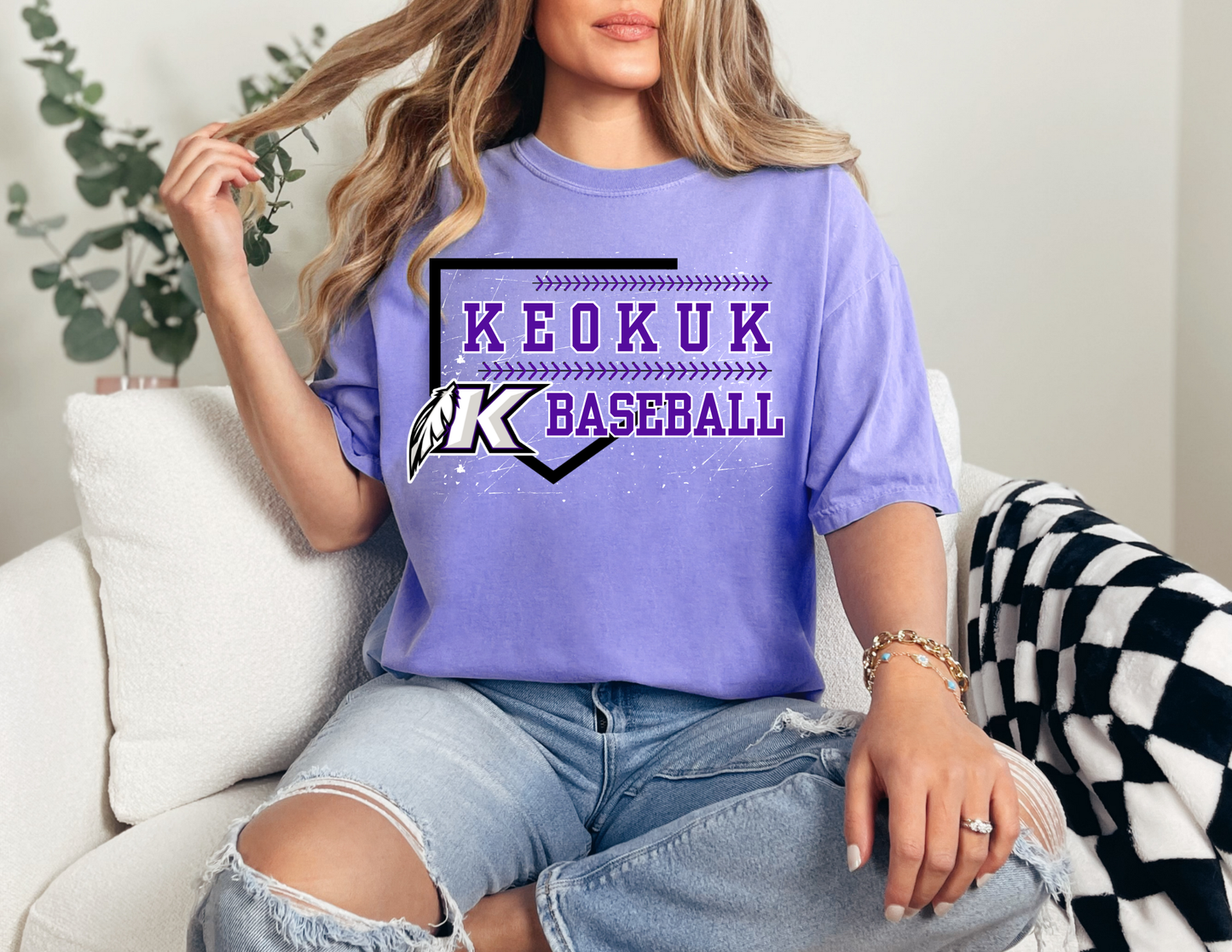 All Star Baseball Comfort Colors Tee