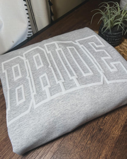 Bride Puff Vinyl Crewneck