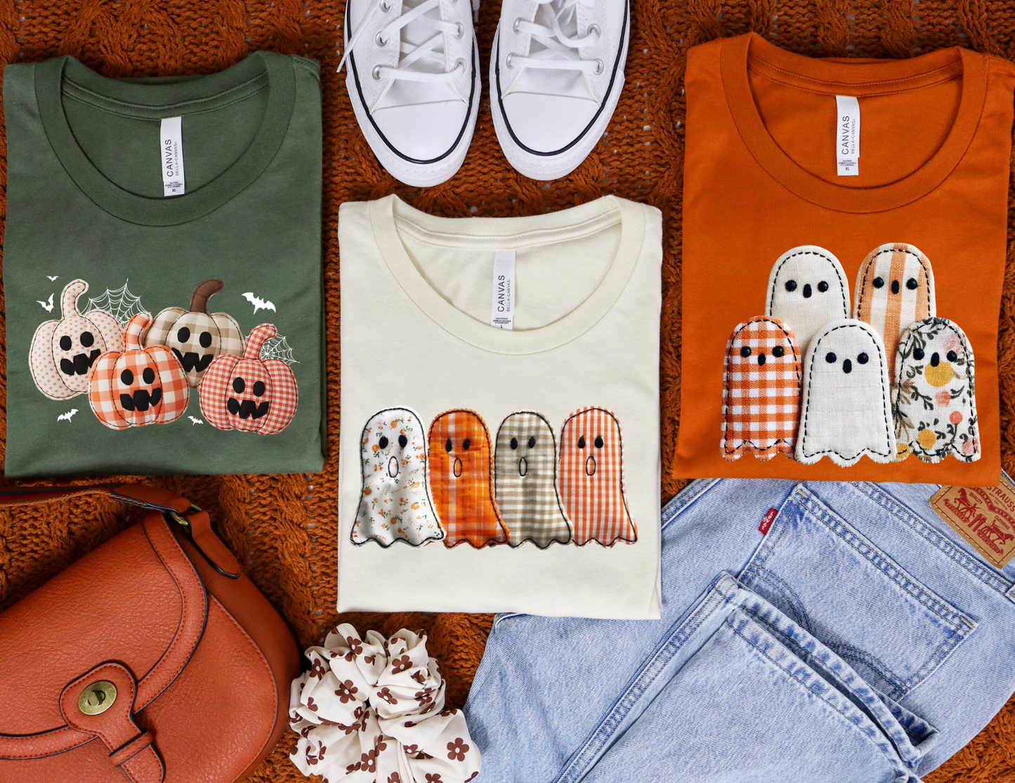 Fallin For Fall Faux Patch Tees