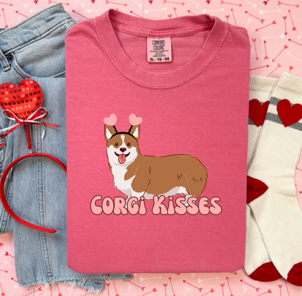 Corgi Kisses Tee