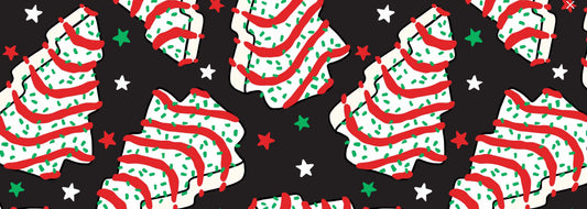 Christmas Tree Snack Cake Twisted Headbands