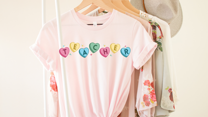 Teacher Conversations Heart Tee