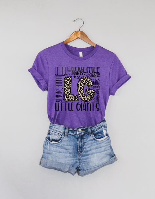 Leopard Print Little Giants Tee