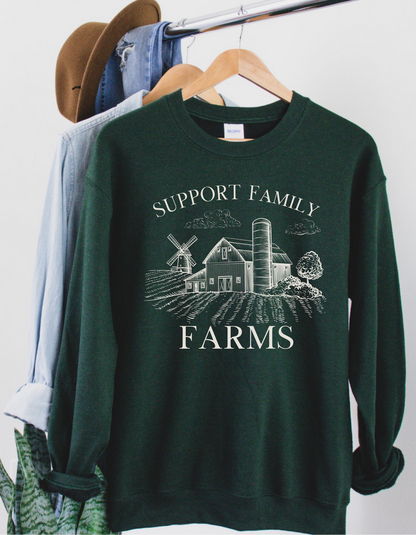 Support Family Farms Tee and Crewneck