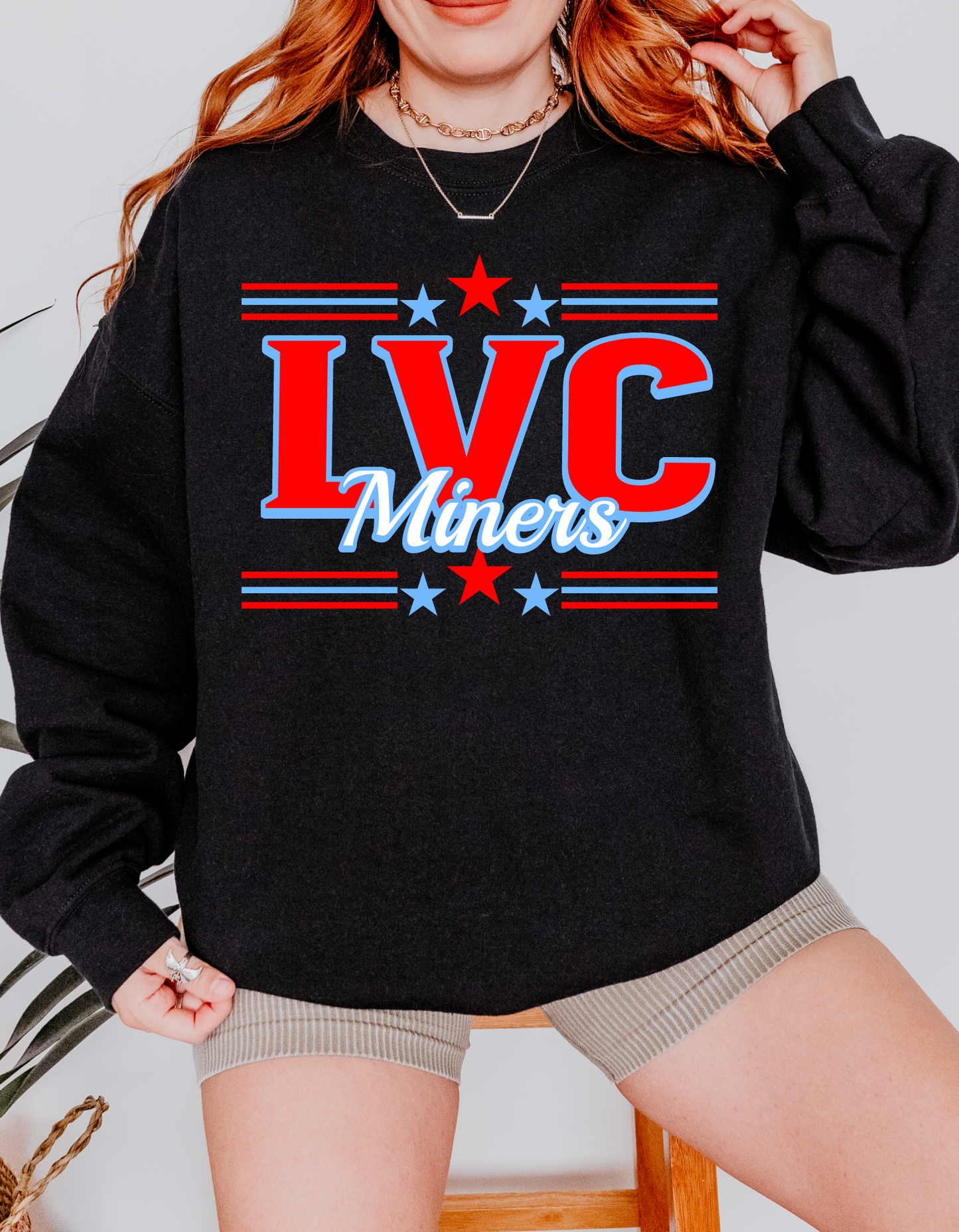 LVC Miners Retro Stars Crewneck