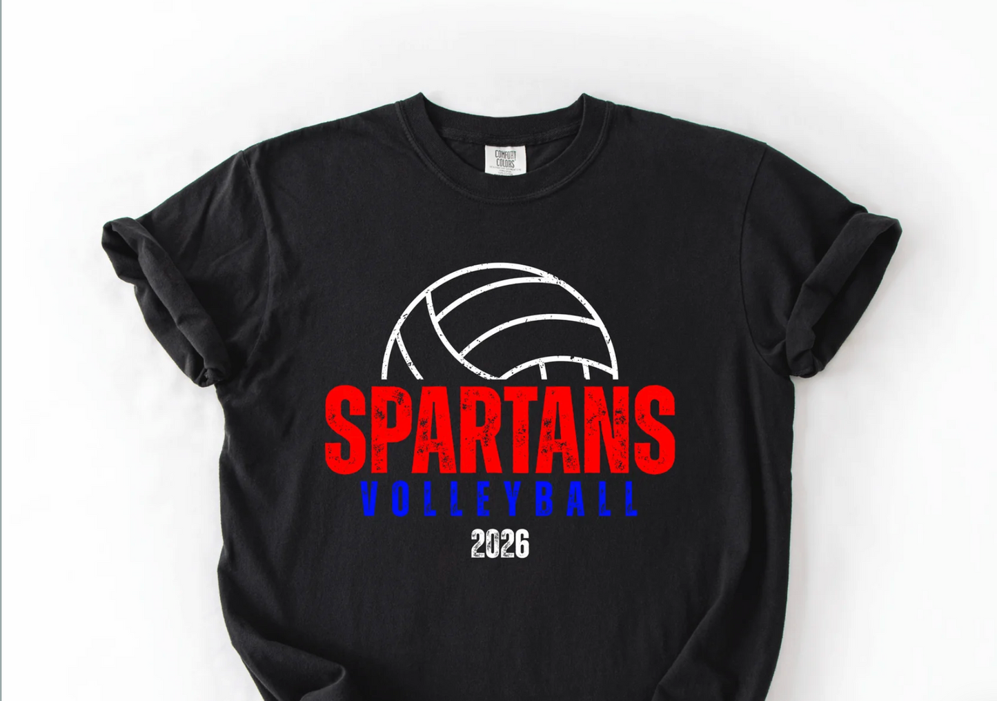 BPC Spartans Volleyball Fundraiser FRONT ONLY Infant and Toddler