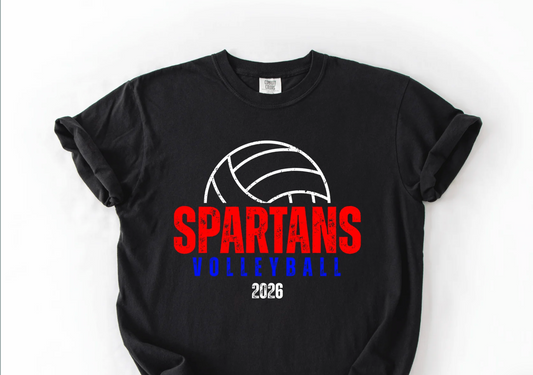 BPC Spartans Volleyball Fundraiser FRONT ONLY Infant and Toddler