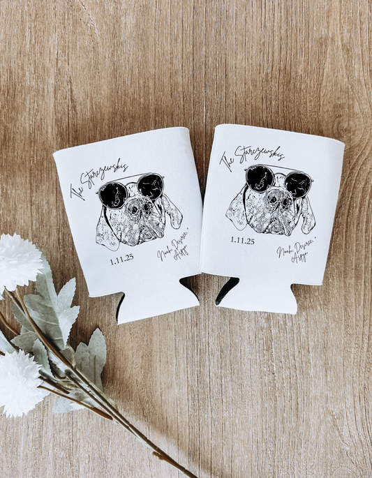 Custom Wedding Koozies