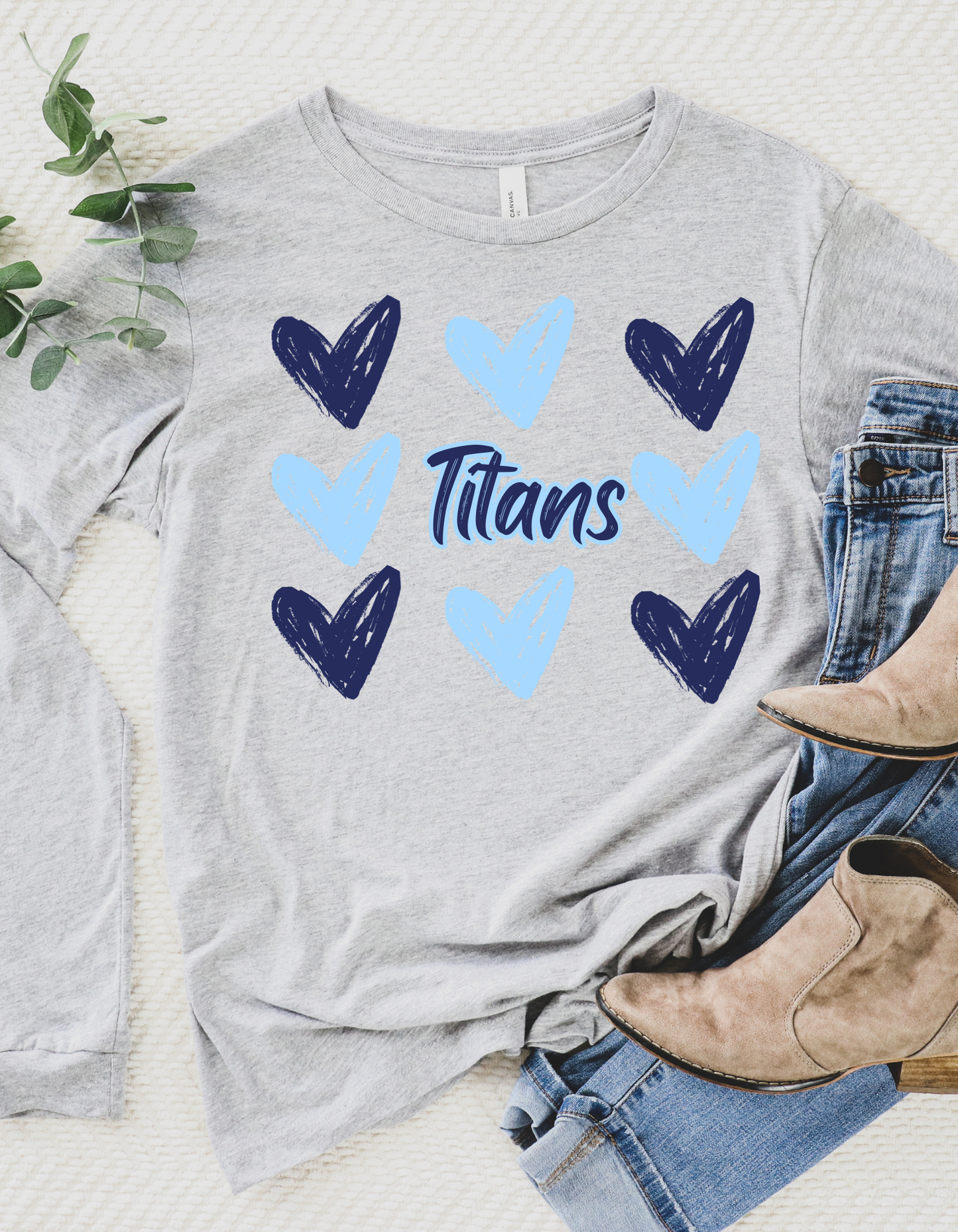 Titans Hearts Long Sleeve