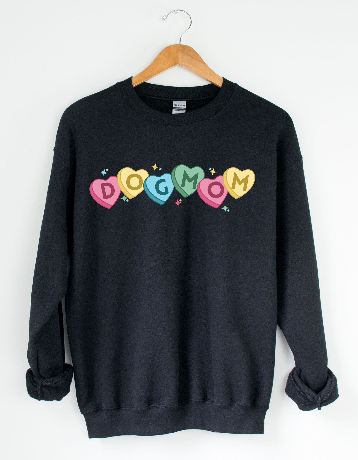 Dog Mom Conversation Heart Tee