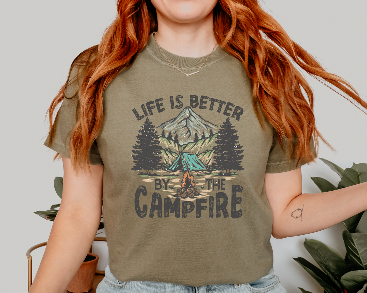 Life is Better by the Campfire Comfort Colors