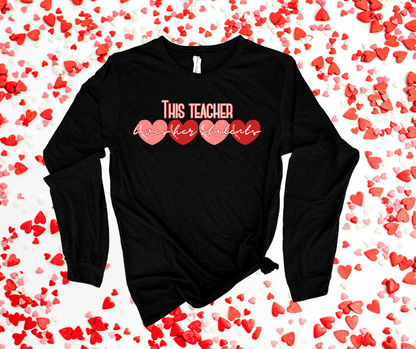This Teacher Loves Her Students Long Sleeve